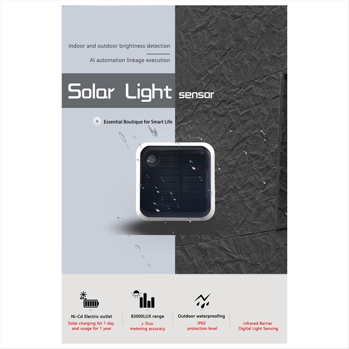 Outdoor Lighting Zigbee - DT75BG Yeni Tuya Zigbee Güneş Işığı
