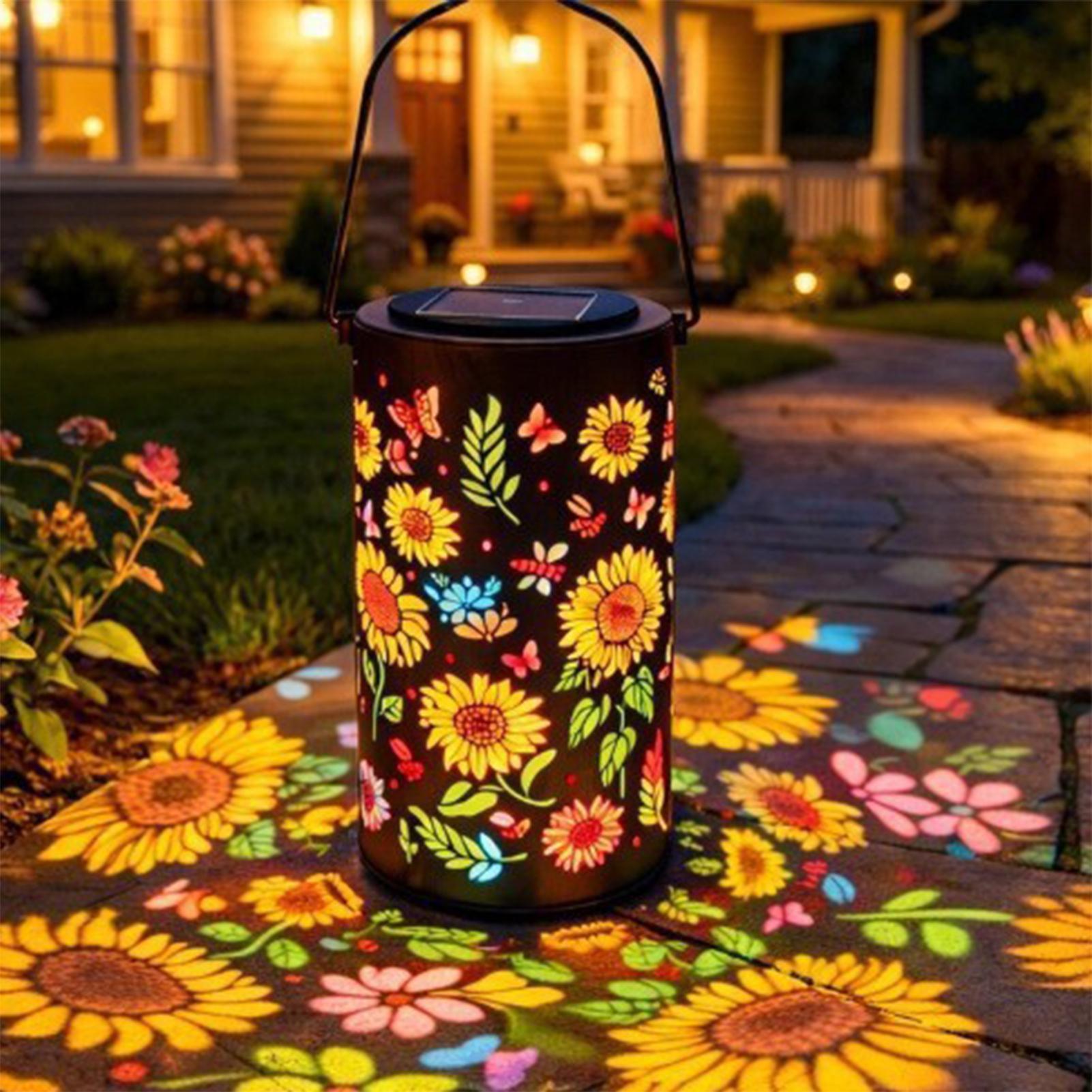 Outdoor Lighting Pathway - Ayçiçeği Güneş Enerjili Fener Hava Koşullarına