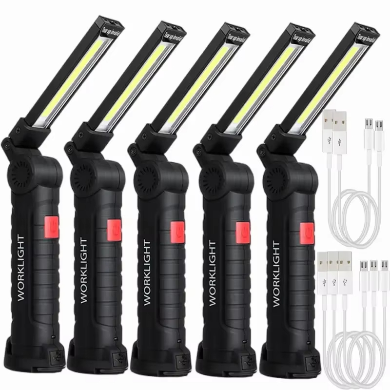 Hanging Outdoor Lighting - Taşınabilir COB LED El Feneri USB