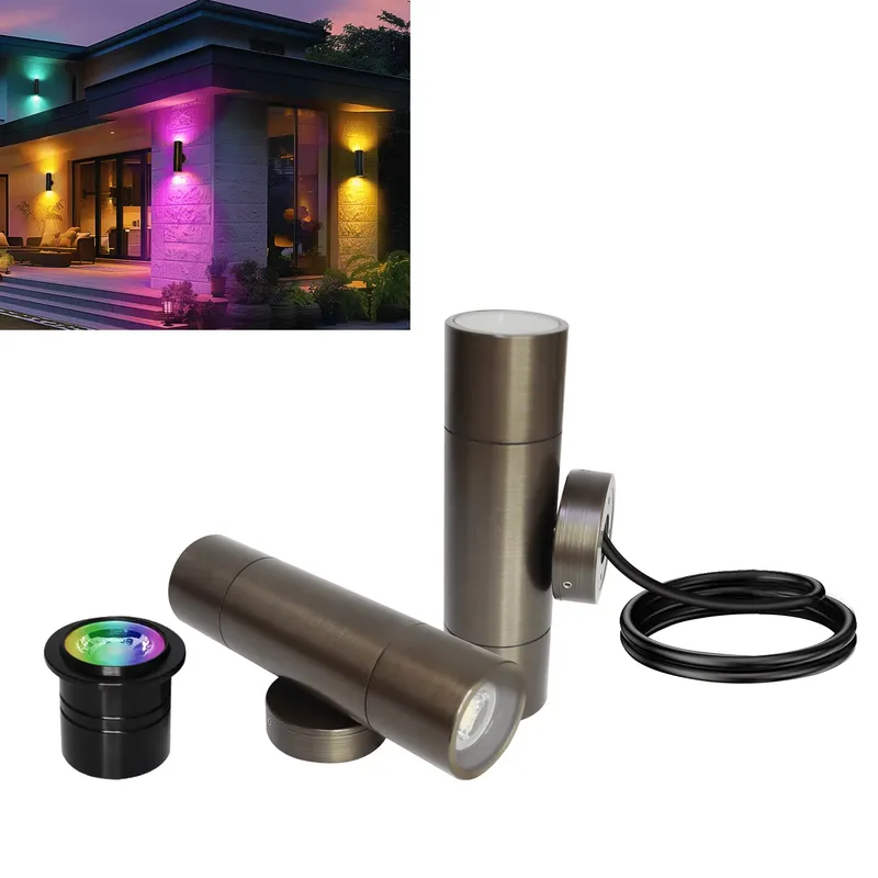 Outdoor Lighting Pathway - Dayanıklı Pirinç Dış Mekan LED Duvar