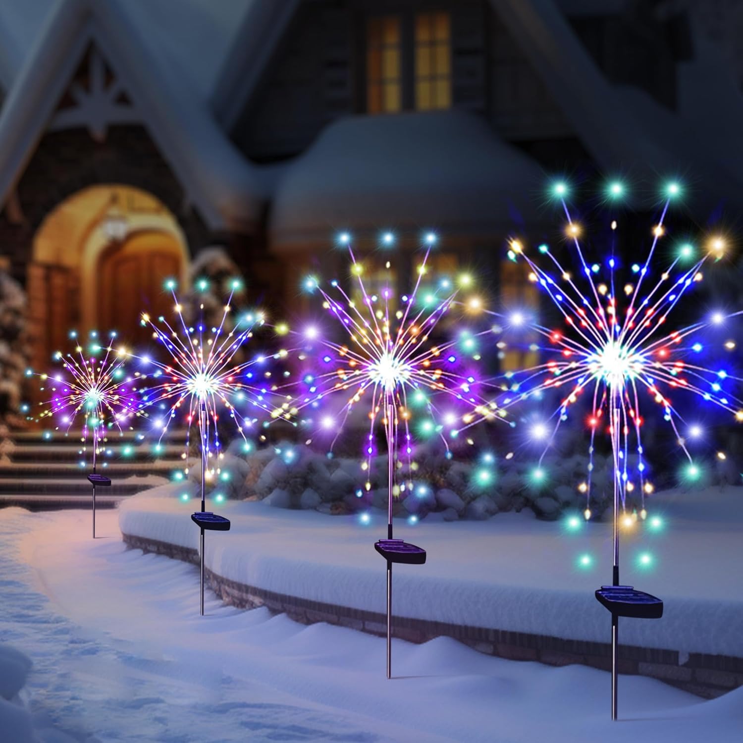 Outdoor Lighting For Gazebo - Güneş Enerjili LED Havai Fişek Peri