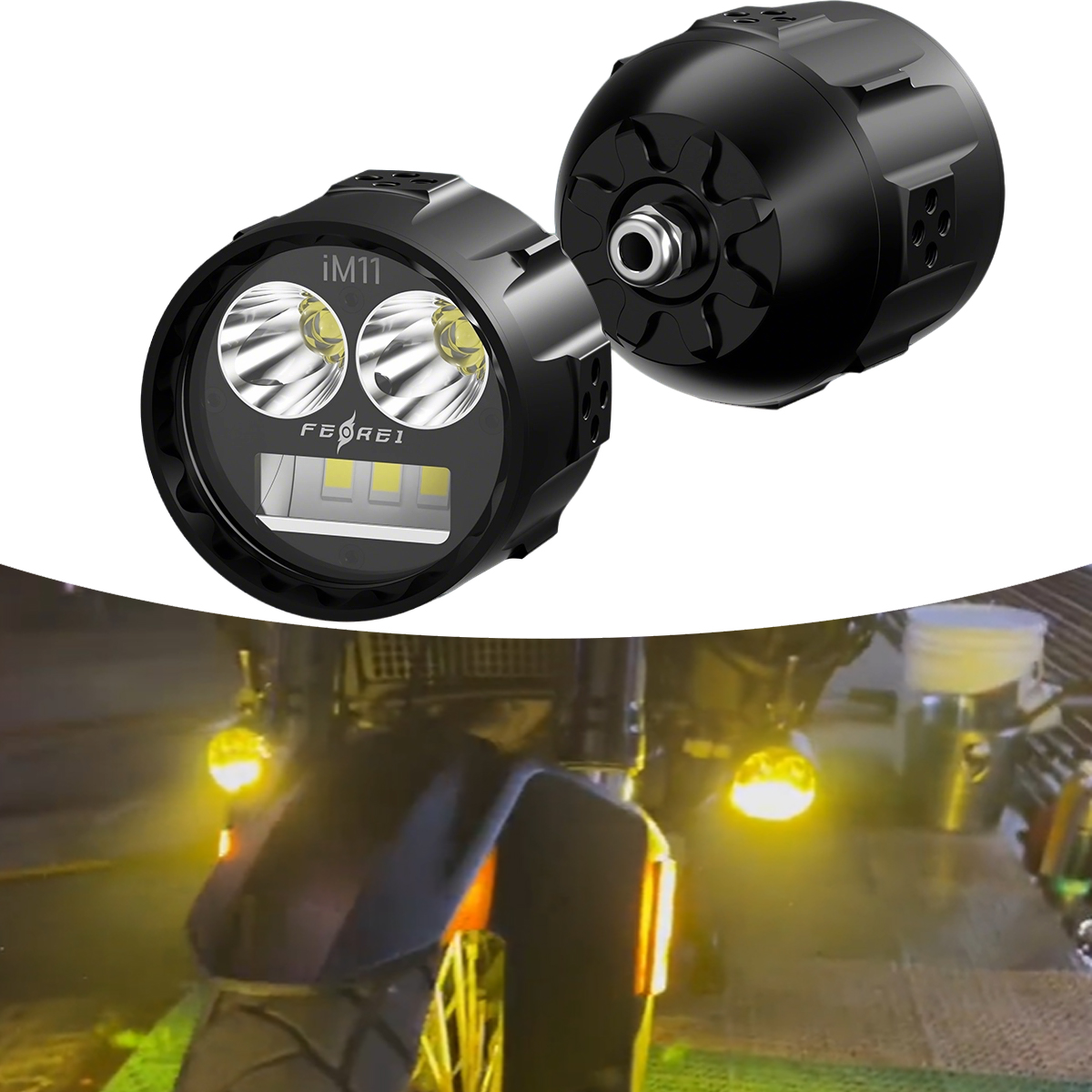 Outdoor Lighting Spotlight - Motosiklet Kısa Huzmeli LED Yardımcı Işık