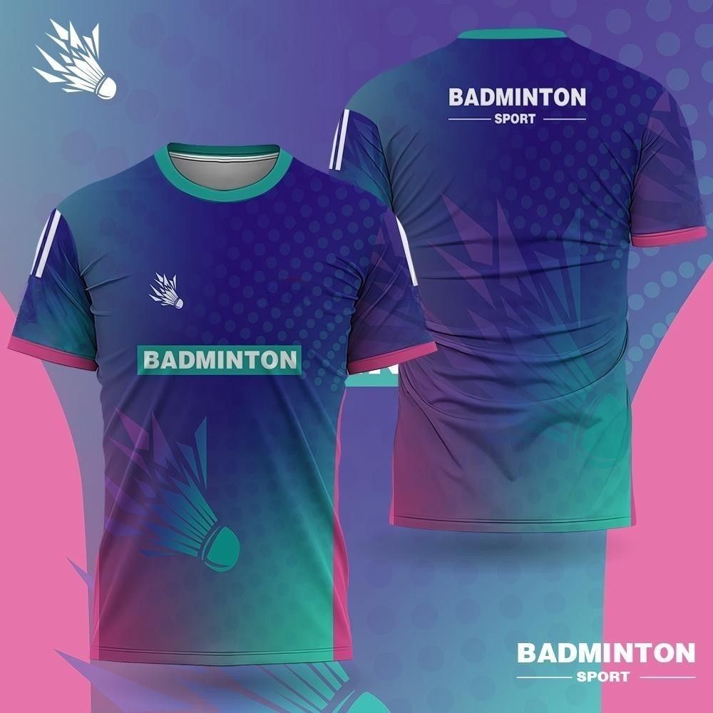 Outdoor Lighting Logo - Erkek Badminton Giyim Degrade 3D Baskı