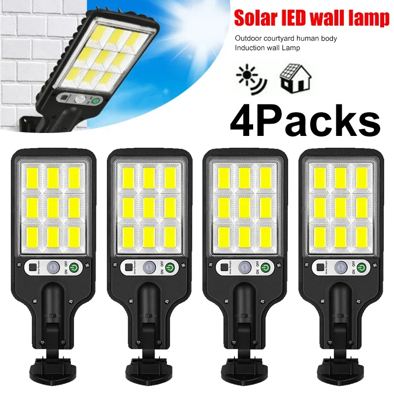 Outdoor Lighting Lamps - Güçlü LED Güneş Enerjili Dış Mekan