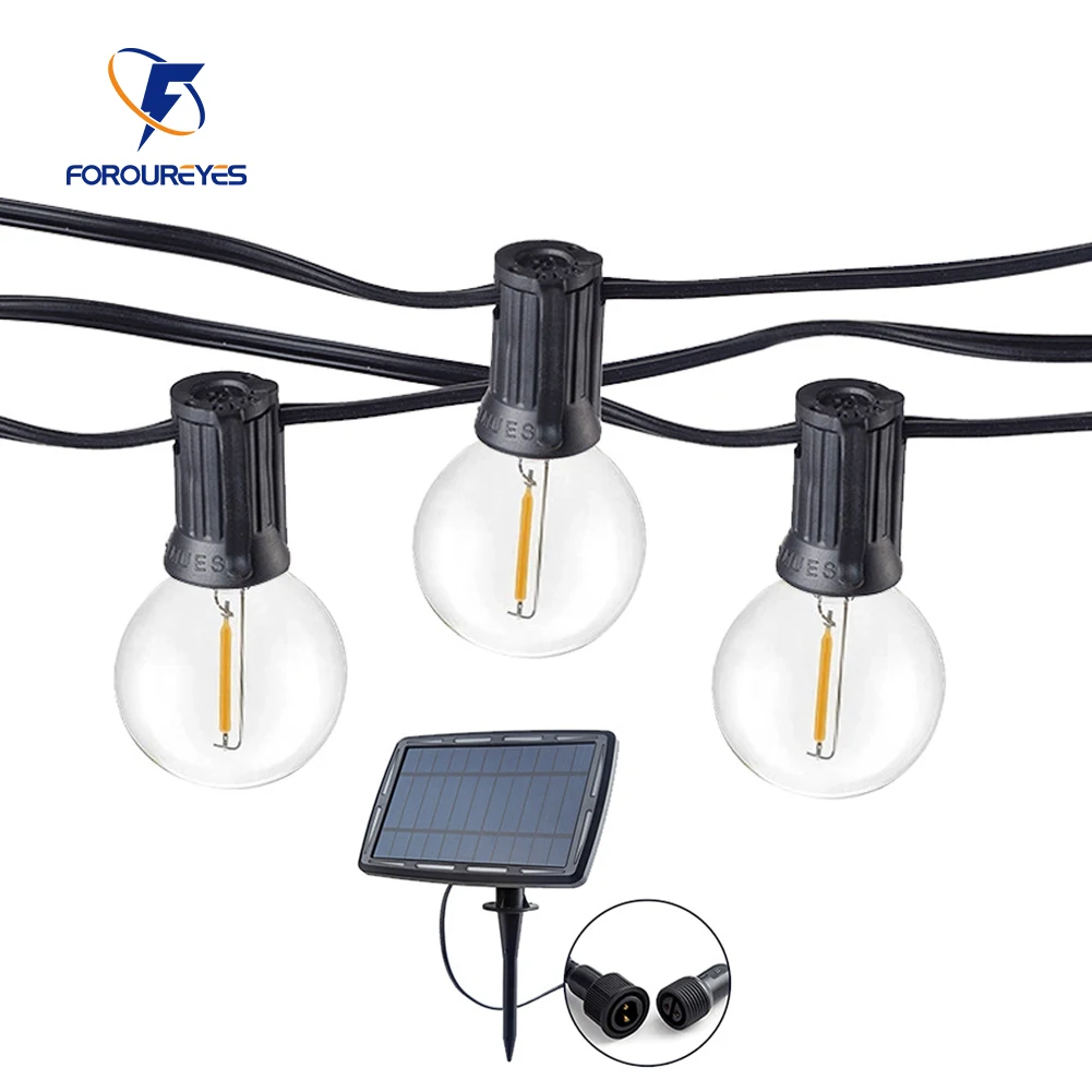 Outdoor Lighting For Gazebo - 100/50/25ft güneş Led dize işıklar ücretli