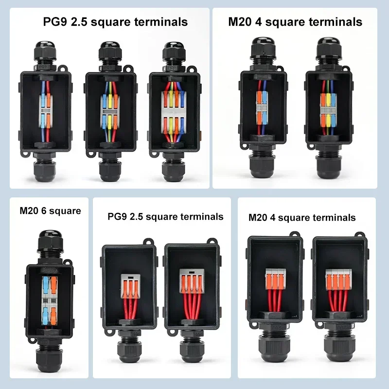 Outdoor Lighting Junction Box - M20 PG9 2 Yollu, 2 ila