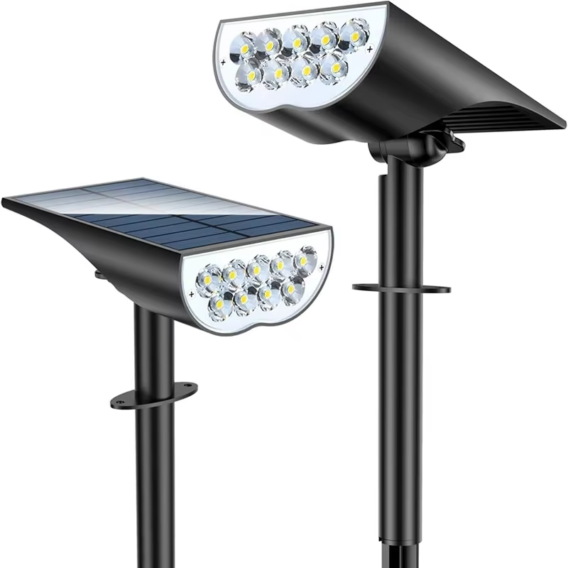 Outdoor Lighting Spotlight - 9 LED Güneş Enerjili Bahçe Spot