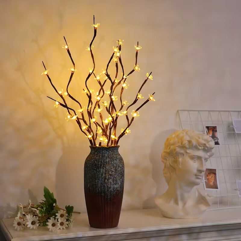 Outdoor Lighting Lamps - 1/2 adet 20LED kiraz çiçeği ağacı