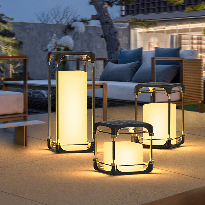 Outdoor Lighting Lamps - Işıklı Zemin Lambası Avlu Güneş Enerjili