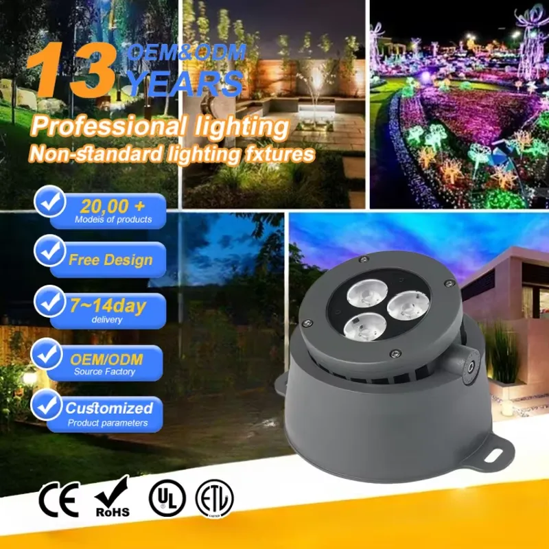 Led Flood Light - Dış Mekan RGBW COB LED Çipli