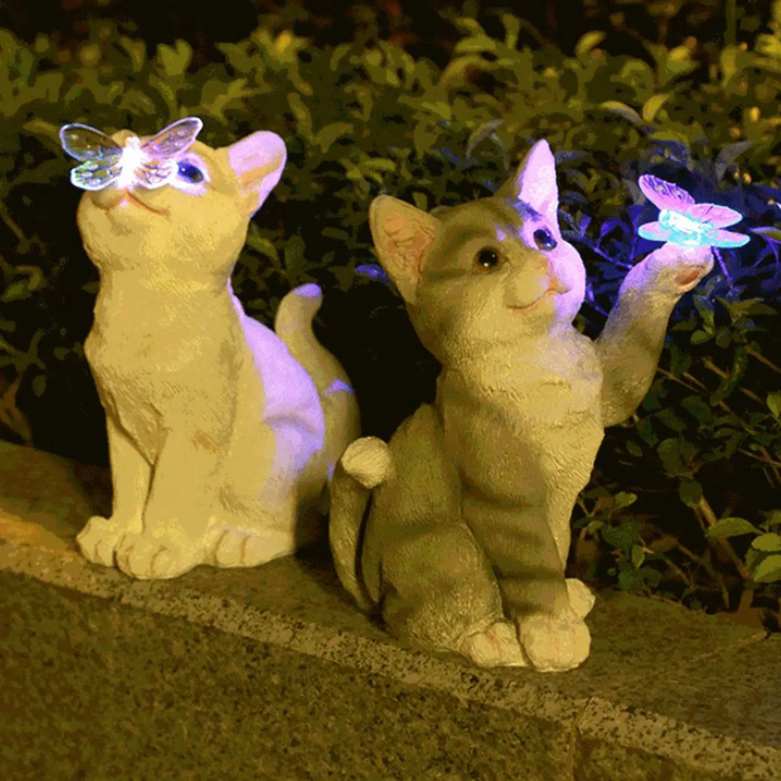 Outdoor Lighting For Gazebo - Açık Kedi Heykel Heykelcik Kolye Bahçe