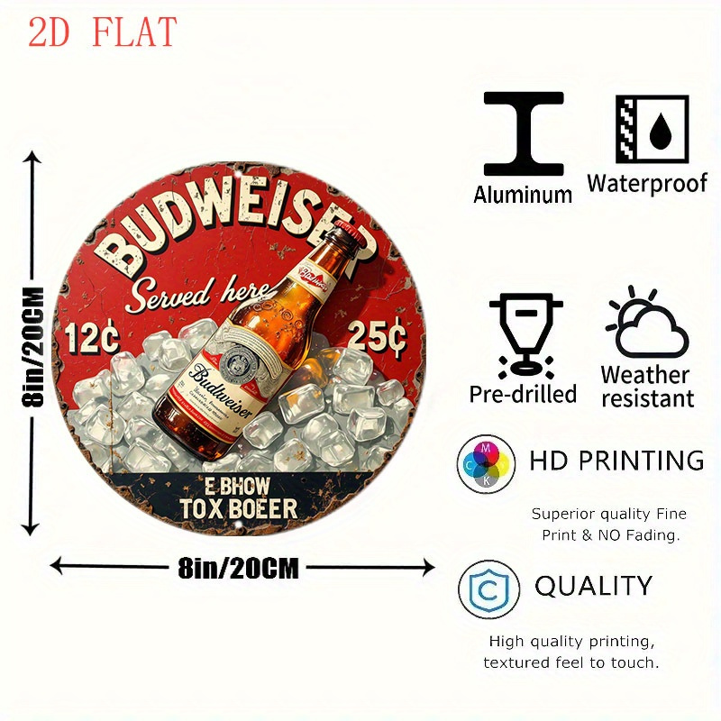 1 adet Vintage Bira Logosu Met - Outdoor Lighting Logo incelemesi ve fiyatı