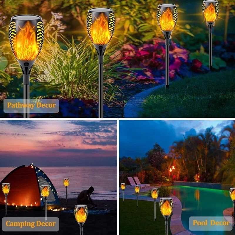 96LED Açık Güneş Meşalesi Işık - Fire Torch Solar incelemesi ve fiyatı