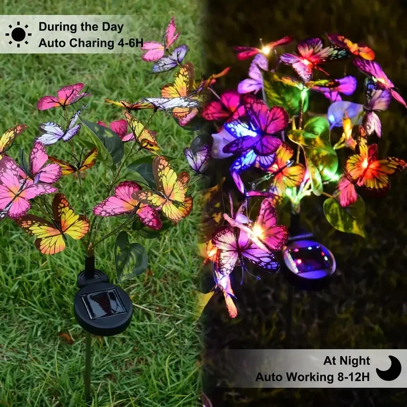 Güneş LED Kelebek Bahçe Işıkla - Outdoor Lighting For Gazebo incelemesi ve fiyatı
