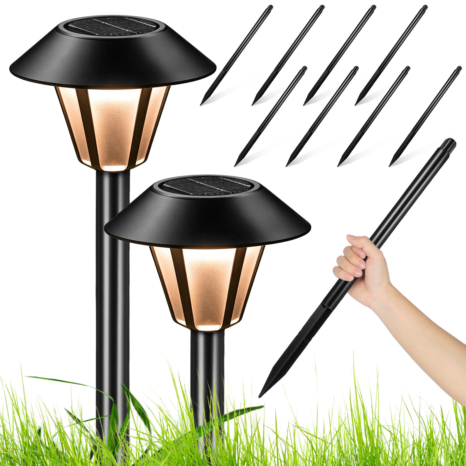 8'li Set Güneş Enerjili Bahçe  - Outdoor Lighting Pathway incelemesi ve fiyatı