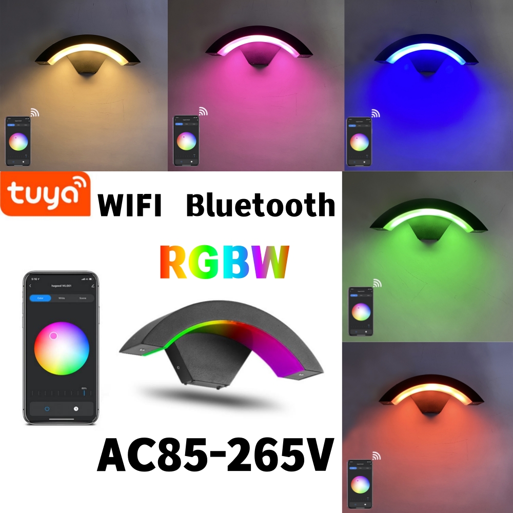 9W RGBW Akıllı Dış Duvar Lamba - Outdoor Lighting Zigbee incelemesi ve fiyatı