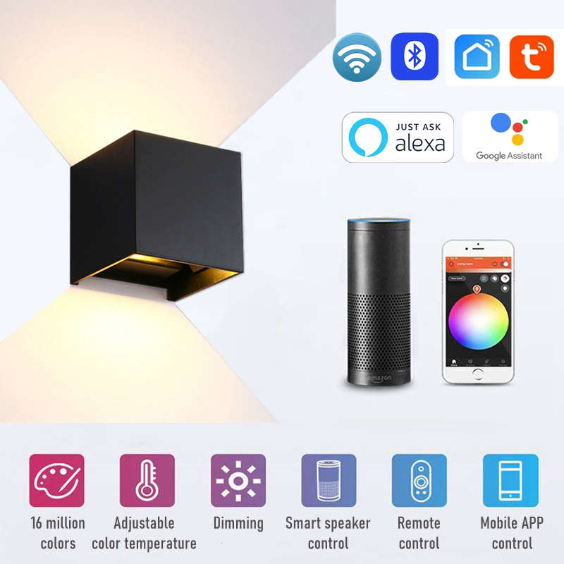Tuya WIFI Akıllı RGB LED Duvar - Outdoor Lighting Zigbee incelemesi ve fiyatı