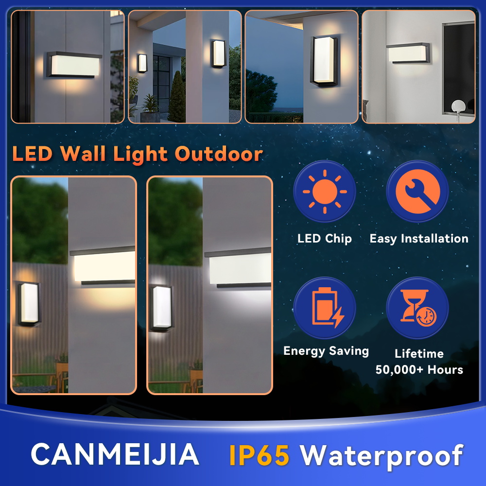 Modern kare duvar lambası LED  - Outdoor Lighting Zigbee incelemesi ve fiyatı