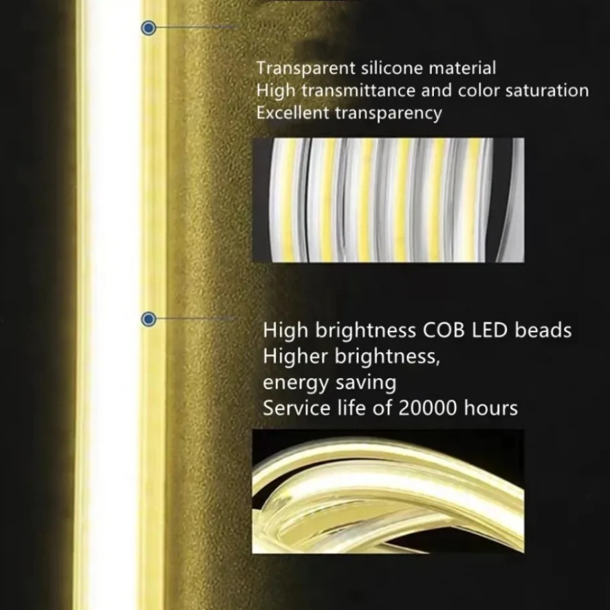 Lens COB LED Şerit Işıklar 10M - Outdoor Lighting Youtube incelemesi ve fiyatı