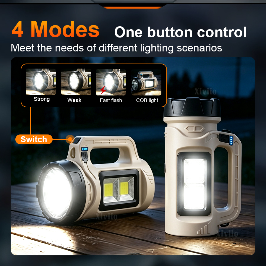 Çok Sahneli El LED El Feneri G - Fire Torch Solar incelemesi ve fiyatı