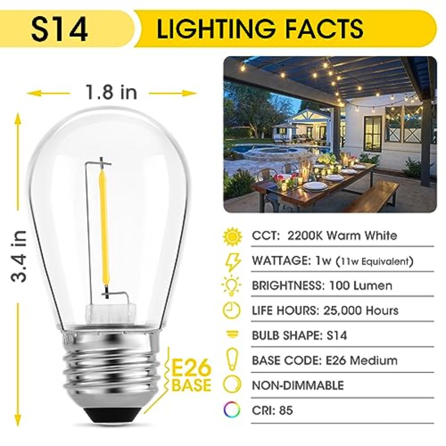 Dış Mekan Dize Işıkları için 3 - Outdoor Lighting Led incelemesi ve fiyatı