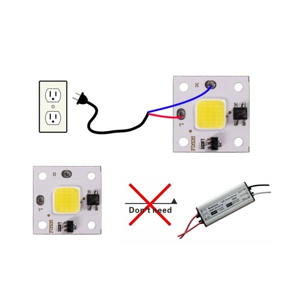 10W COB modülü 220V LED çip di - Outdoor Lighting Spotlight incelemesi ve fiyatı