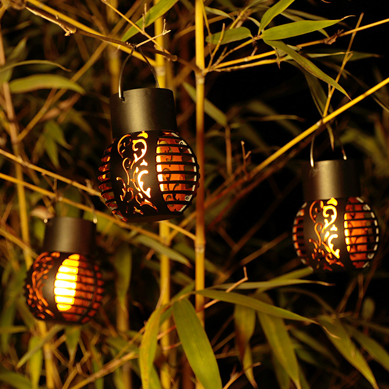 LED güneş işık açık bahçe lamb - Fire Torch Solar incelemesi ve fiyatı