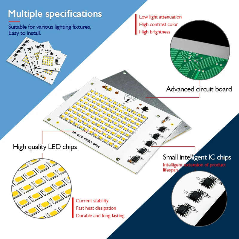 10 adet/grup 10W 20W 30W 50W 1 - Outdoor Lighting Spotlight incelemesi ve fiyatı