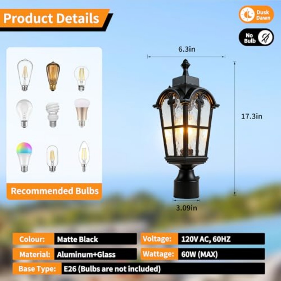 Sensörlü Dış Mekan Direk Lamba - Outdoor Lighting Lamps incelemesi ve fiyatı