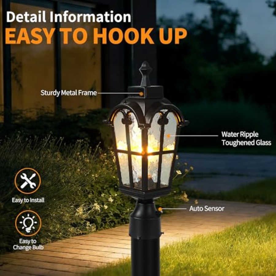 Sensörlü Dış Mekan Direk Lamba - Outdoor Lighting Lamps incelemesi ve fiyatı