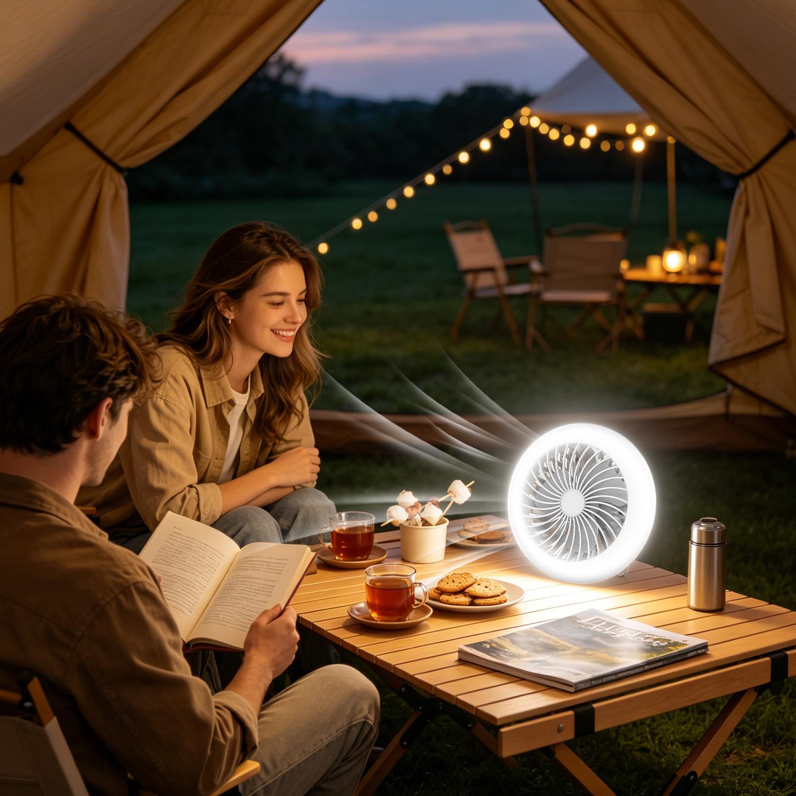LED Kamp Fanı Şarj Edilebilir  - Outdoor Lighting Garage incelemesi ve fiyatı
