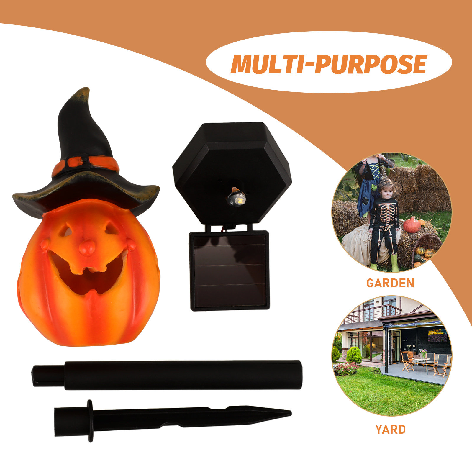 Cadılar Bayramı Balkabağı Güne - Outdoor Lighting Pathway incelemesi ve fiyatı