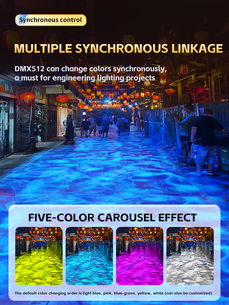 Yüksek Güçlü 3D Dinamik Su Dal - Outdoor Lighting Logo incelemesi ve fiyatı