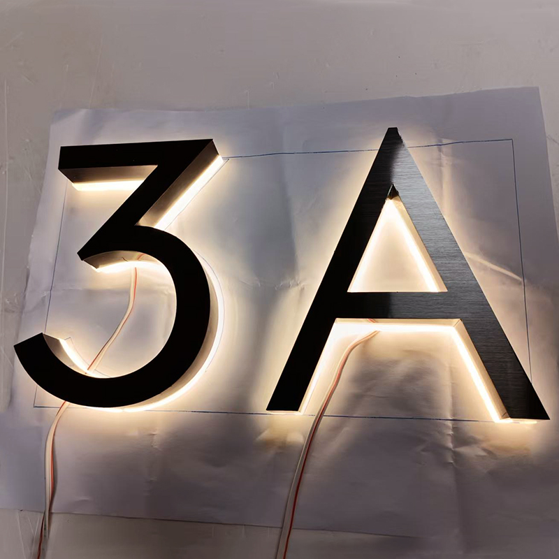 Metal 3D LED Ev Numarası Işık  - Outdoor Lighting Logo incelemesi ve fiyatı