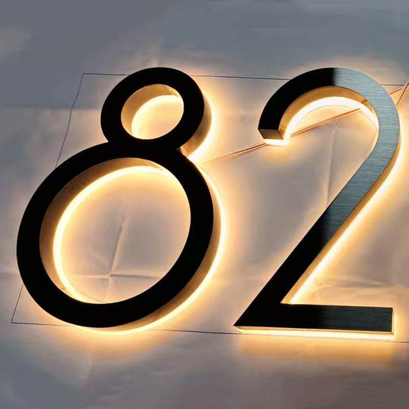 Metal 3D LED Ev Numarası Işık  - Outdoor Lighting Logo incelemesi ve fiyatı