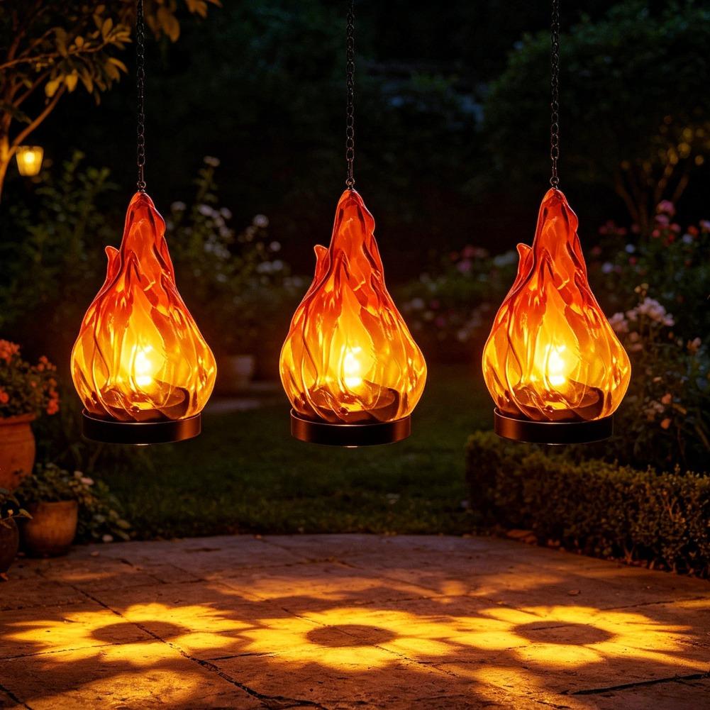 Güneş Enerjili Alev Efektli As - Hanging Outdoor Lighting incelemesi ve fiyatı