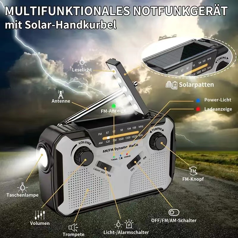 Güneş Radyosu, AM/FM Taşınabil - Fire Torch Solar incelemesi ve fiyatı