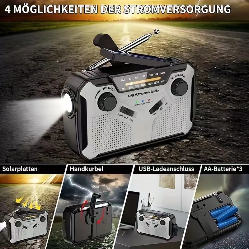 Güneş Radyosu, AM/FM Taşınabil - Fire Torch Solar incelemesi ve fiyatı