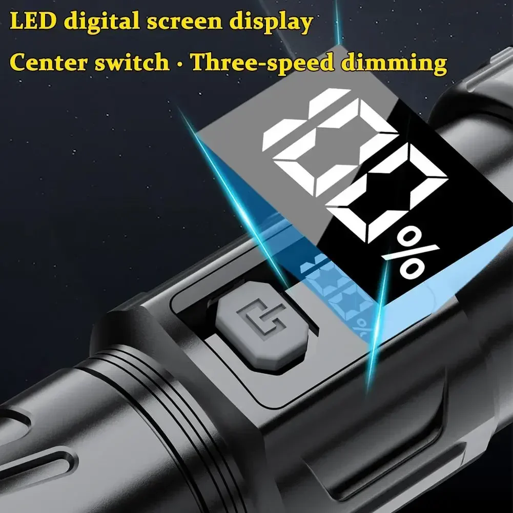 Süper Parlak LED El Feneri USB - Outdoor Lighting Spotlight incelemesi ve fiyatı