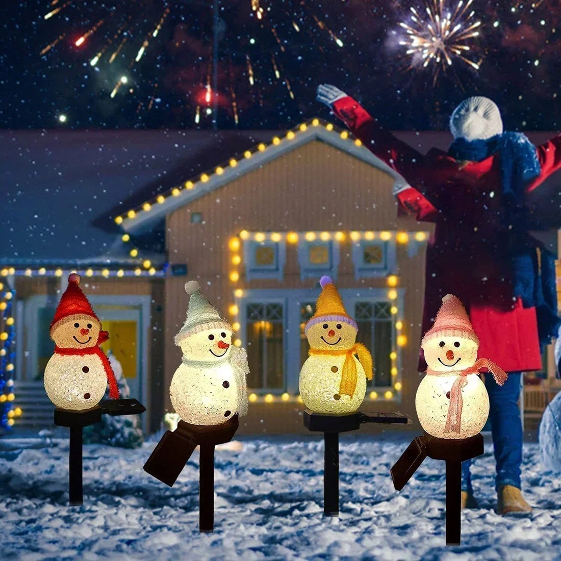Noel Kardan Adam Güneş Enerjil - Outdoor Lighting Pathway incelemesi ve fiyatı